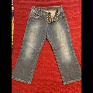 Lucky Brand Dungarees crop